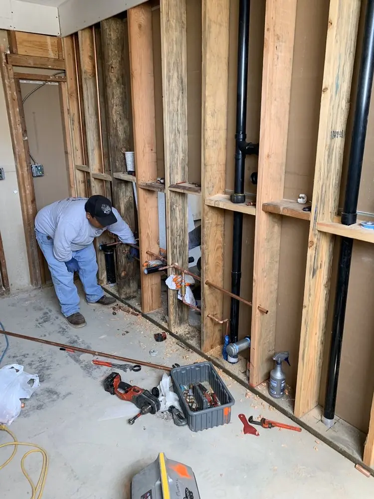 Commercial rough-in plumbing for Trenchless Sewer Repair in Brookwood